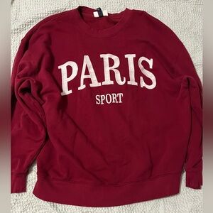 oversized sweatshirt